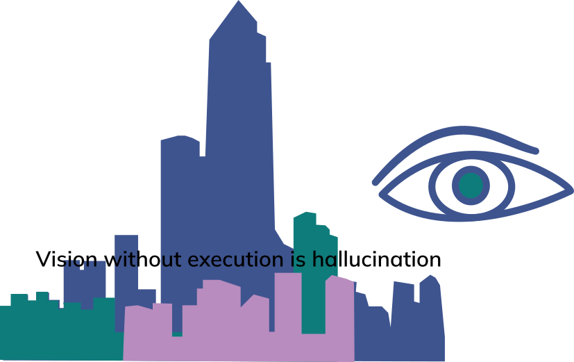 Sengi - Vision without execution is hallucination. Setting strategic goals is half the battle but successful execution of initiatives and delivering tangible objectives and business goals is crucial. 